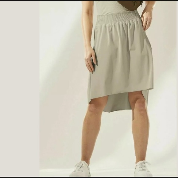 Athleta Dresses & Skirts - ATHLETA Cosmic Skirt Beige NWOT